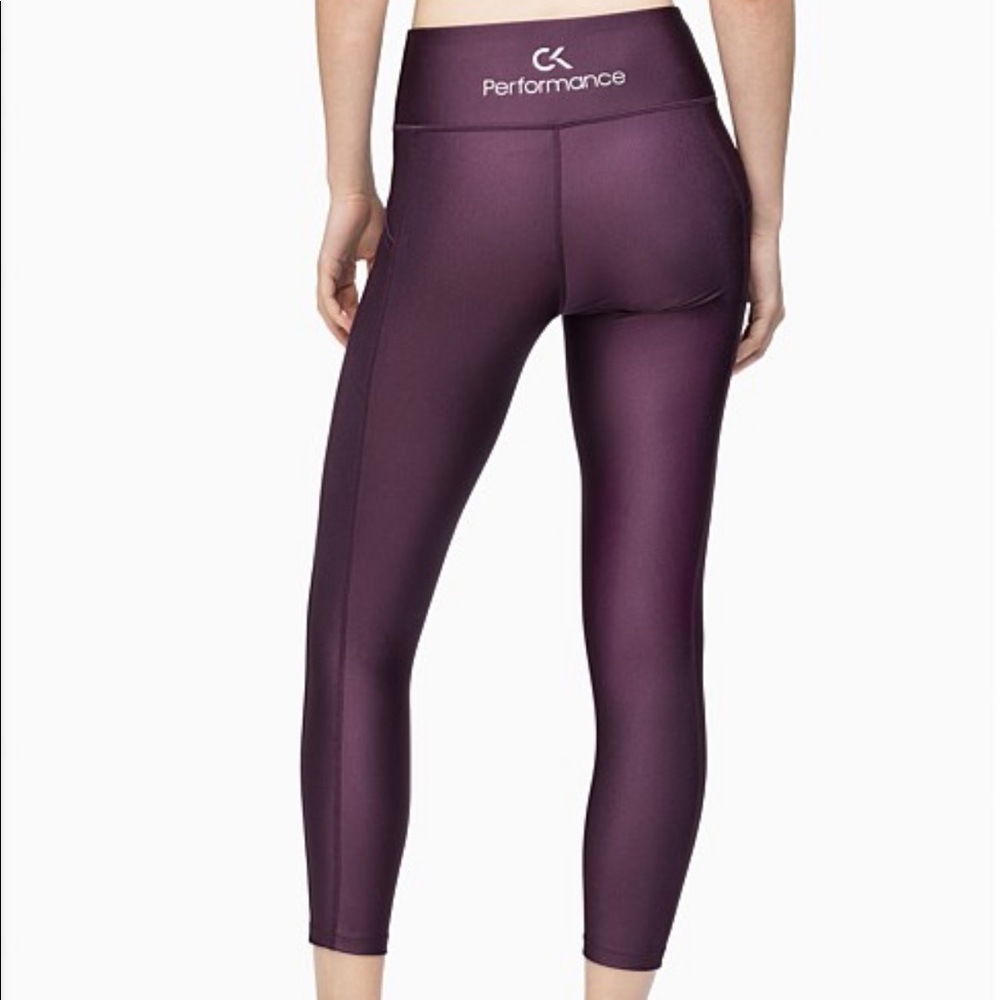 Calvin Klein METALLIC HIGH WAIST SPORT LEGGINGS
